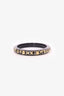 Louis Vuitton Black/Gold Monogram Resin Narrow 'Inclusion' Bangle