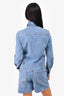 See By Chloe Blue Denim Romper Size 36