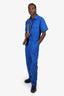 Burberry Blue Canvas Boiler Suit Size 50 Mens