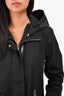 Mackage Black Nylon Removable Hood Jacket Size XS