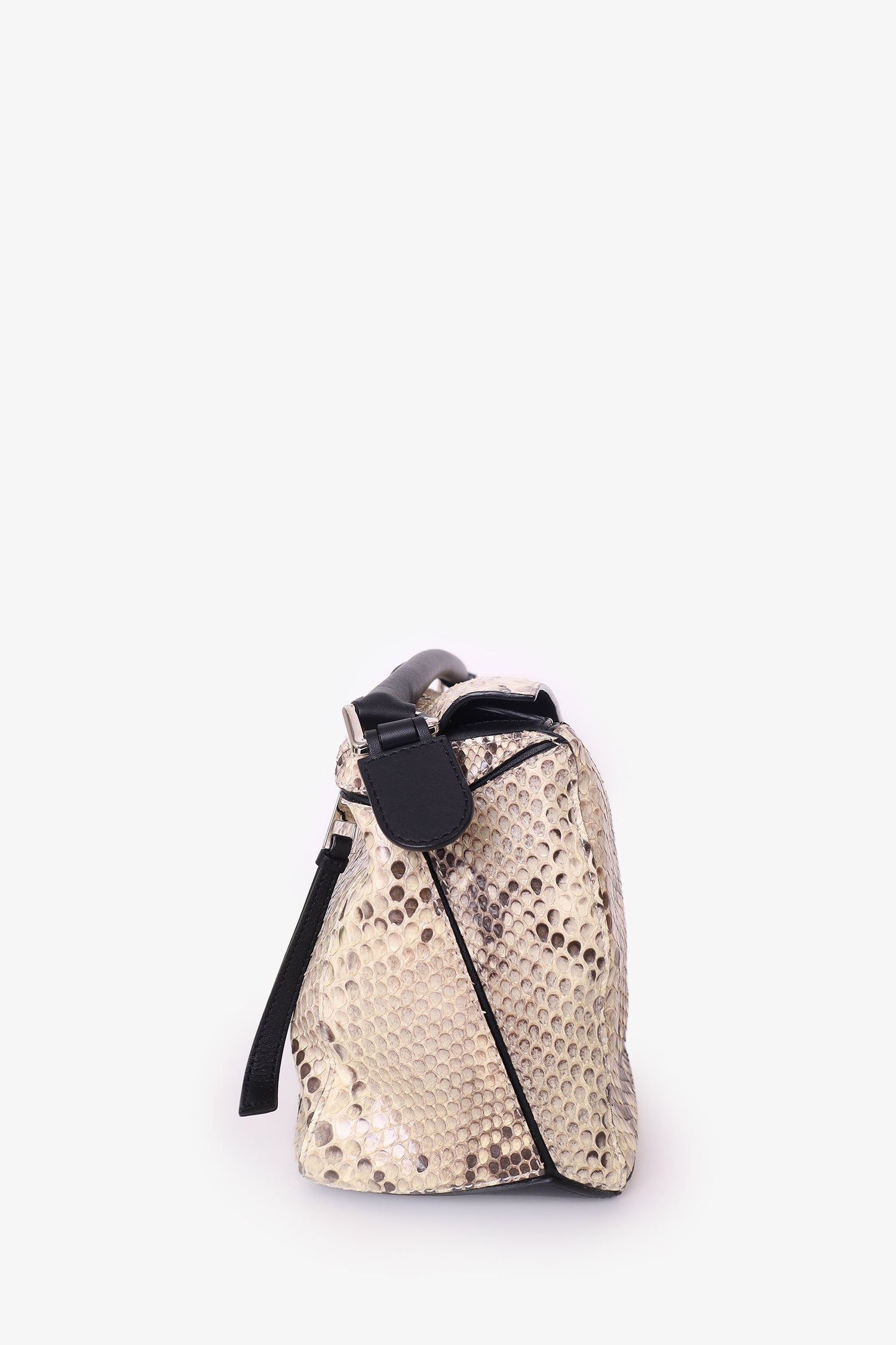 Loewe 2015 Python Leather Medium Puzzle Bag – Mine & Yours