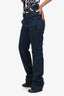 Miu Miu Navy Cotton Pants Size 40