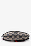 Gucci Kids Navy/Cream 'GG' Canvas Web-Trimmed Waist Bag