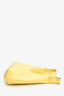 By Far Yellow Yellow Croc Embossed Baby Amber Bag