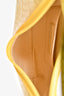 By Far Yellow Yellow Croc Embossed Baby Amber Bag