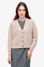 Jenni Kayne Beige Cashmere Knit 'Cacoon' Cardigan Size XXS