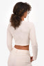 Reiss White Cropped Top Size M