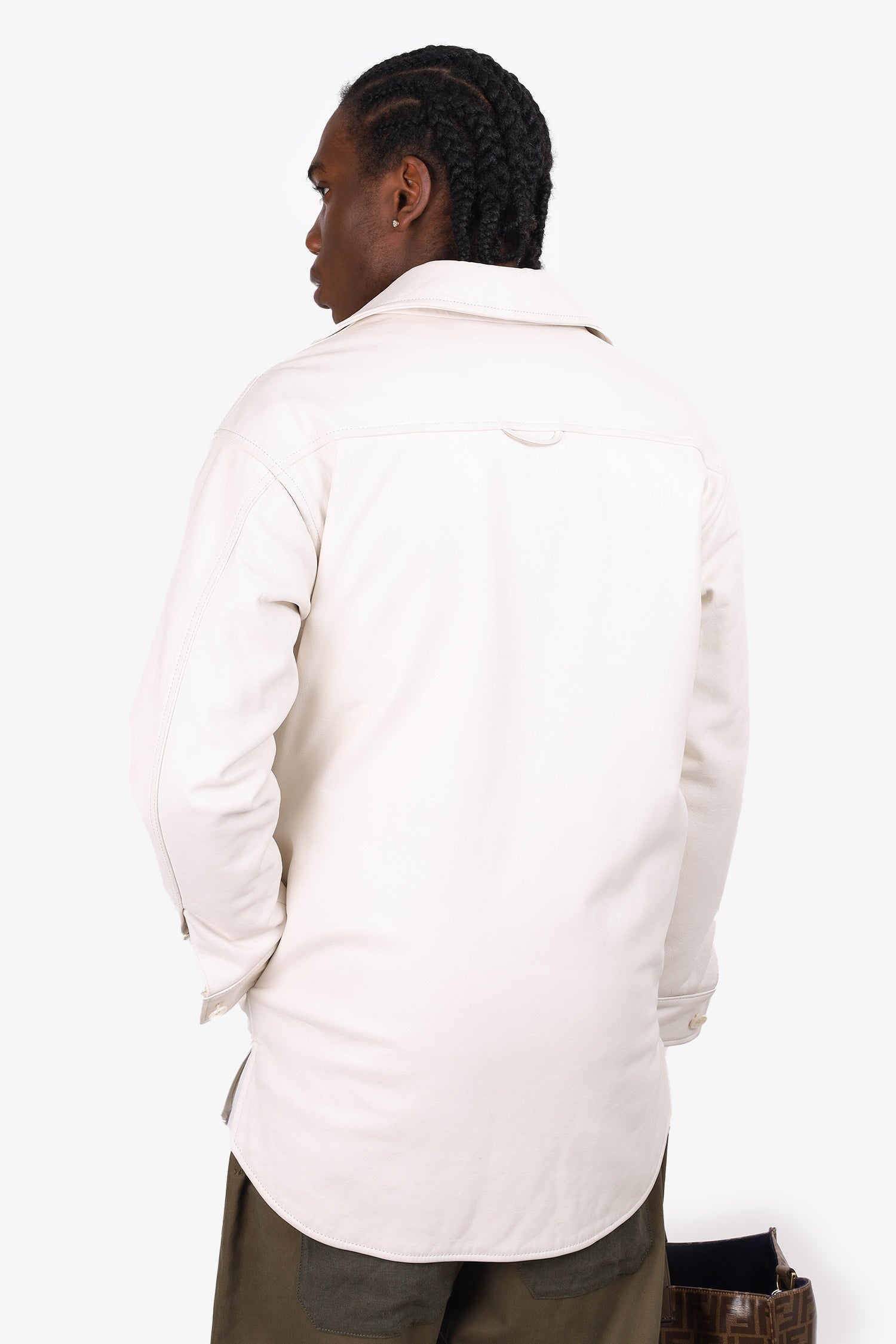 Maison Margiela x HM White Leather Jacket Size XS – Mine & Yours