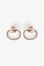 Gucci Sterling Silver Horsebit Stud Earrings