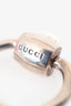 Gucci Sterling Silver Horsebit Stud Earrings