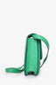 Celine Green Python Leather Medium Box Crossbody