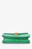 Celine Green Python Leather Medium Box Crossbody