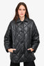 Stand Studio Black Faux Leather 'Nanna' Quilted Jacket Size 2