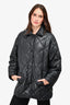 Stand Studio Black Faux Leather 'Nanna' Quilted Jacket Size 2