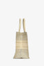 Christian Dior 2022 Gold Embroidered Medium Book Tote