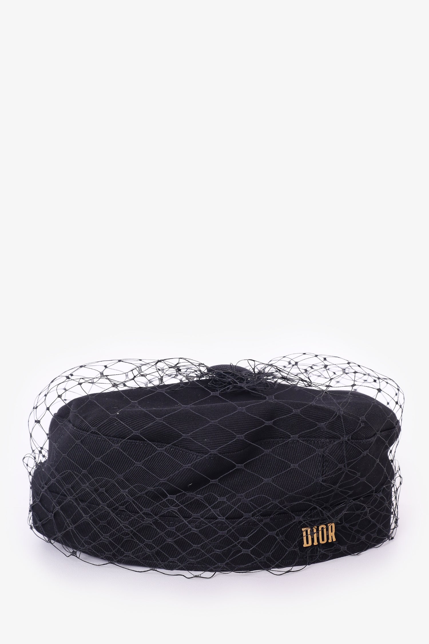 Christian Dior Black Newsboy Hat with Black Veil – Mine & Yours