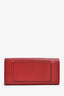Celine 2016 Burgundy Leather Long Wallet