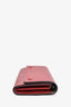Celine 2016 Burgundy Leather Long Wallet