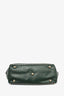 Valentino Green Leather Rockstud Tote with Strap