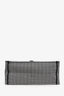 Christian Dior 2020 Black/White Houndstooth Patterned Large Book Tote