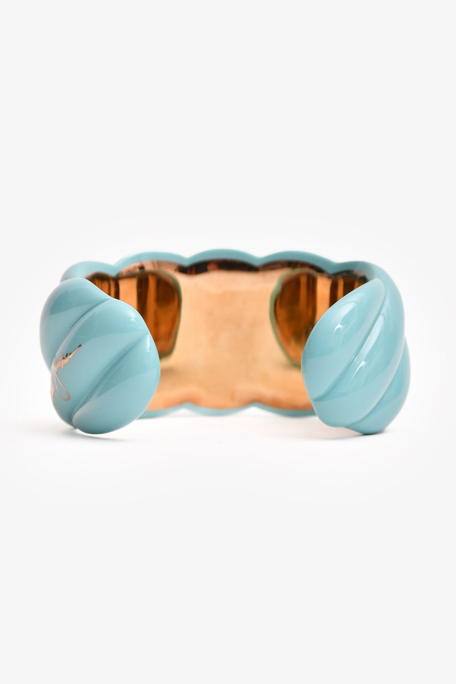 David Yurman Turquoise Resin Sculpted Cable Cuff Bracelet – Mine