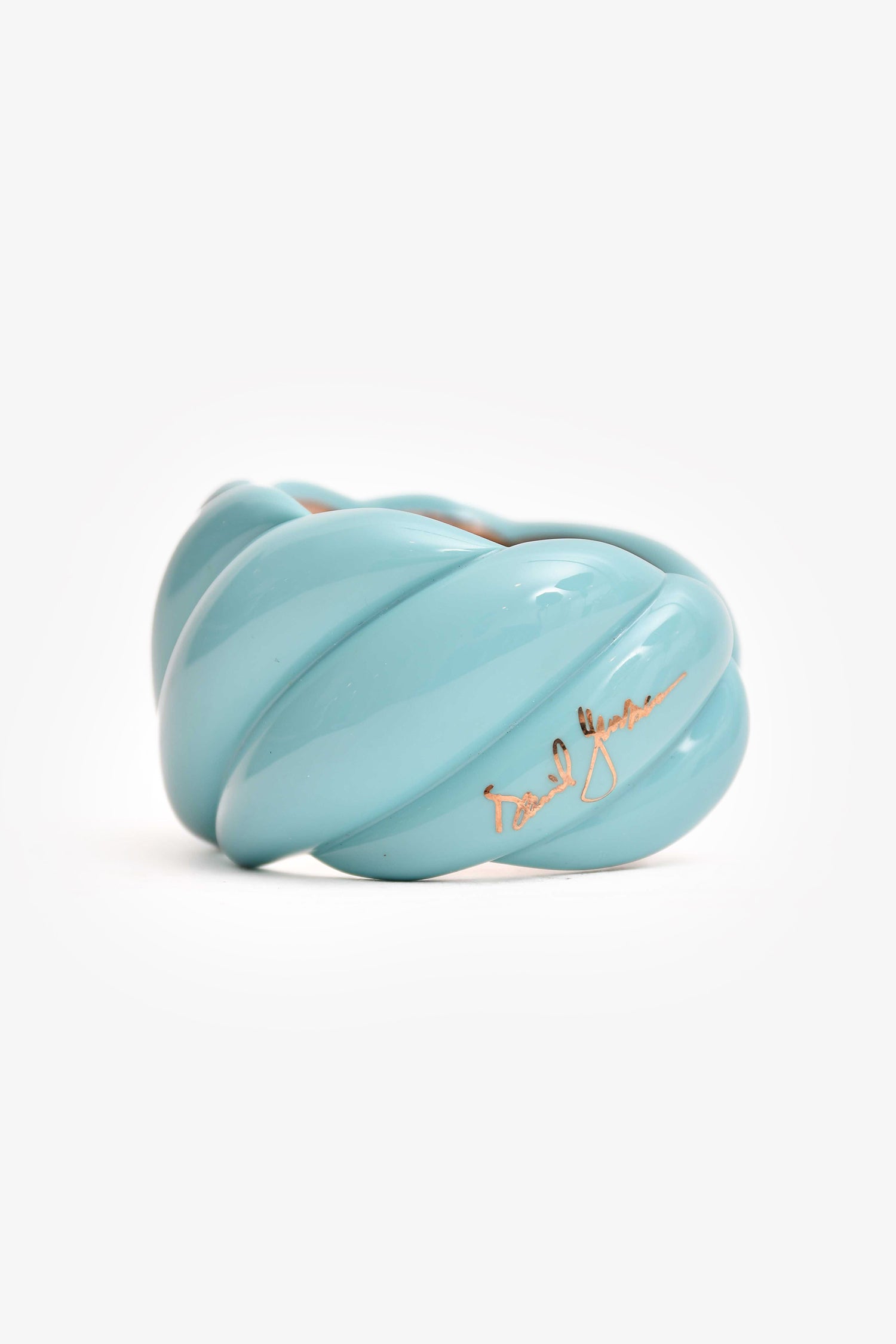 David Yurman Turquoise Resin Sculpted Cable Cuff Bracelet – Mine