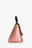 Celine Tricolor Leather Small Trapeze Bag with Strap