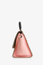 Celine Tricolor Leather Small Trapeze Bag with Strap