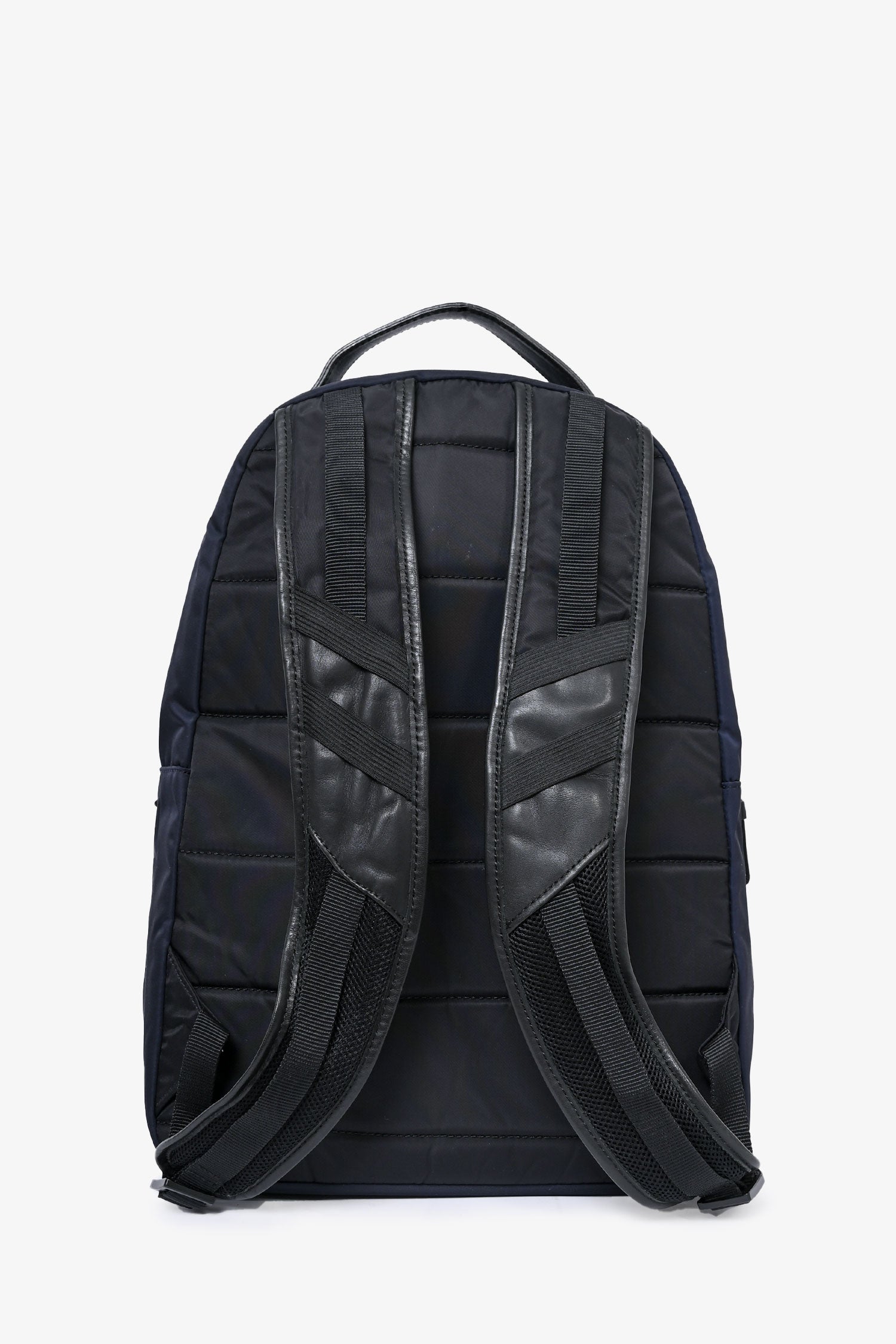 Moncler Navy/Black Nylon/Leather Quilted Backpack – Mine & Yours