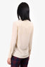 Gucci Cream Silk Button Up Top Size 38