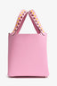 Hermès 2019 Mauve Epsom Leather Tressage de Cuir Picotin Lock 18