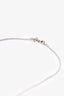 Bvlgari 18K White Gold B Zero 1 Pave Diamond 16" Necklace