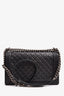 Pre-Loved Chanel™ 2014 Black Quilted Leather Large Boy Bag