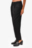Ami Alexandre Mattiusi Black Tapered Leg Pants Size 38