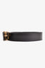 Louis Vuitton Black Epi Leather LV Closure Belt Size 80/32