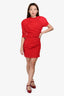 Jacquemus Red La Robe Costagna Dress Size 34