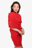 Jacquemus Red La Robe Costagna Dress Size 34