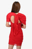 Jacquemus Red La Robe Costagna Dress Size 34