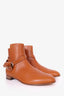Hermès Brown Leather History Ankle Boots Size 40