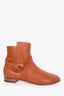 Hermès Brown Leather History Ankle Boots Size 40