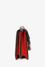 Gucci GG Supreme Red Suede Small Dionysus Chain Shoulder Bag