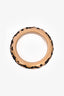 Louis Vuitton Black/Gold Leopard Resin Bangle