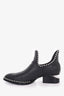 Alexander Wang Black Leather Studded Heeled Boots Size 40