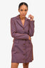Opening Ceremony Purple/Blue Patterned Blazer Dress Size 2