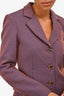 Opening Ceremony Purple/Blue Patterned Blazer Dress Size 2