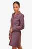 Opening Ceremony Purple/Blue Patterned Blazer Dress Size 2