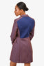 Opening Ceremony Purple/Blue Patterned Blazer Dress Size 2