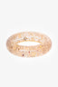 Louis Vuitton Translucent Resin Inclusion Thick Bangle
