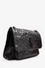 Saint Laurent Black Crinkled Leather 'Niki' Shoulder Bag