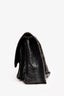 Saint Laurent Black Crinkled Leather 'Niki' Shoulder Bag